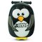 Flyte Percy the Penguin 3 Wheel Hard Scooter Suitcase