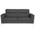 Argos Home Campbell 3 Seater Leather SofaCharcoal