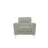 Argos Home Campbell Leather ArmchairLight Grey