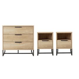 Argos Home Nomad 2 Bedside Tables & 3 Drawer Chest Set