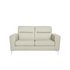 Argos Home Campbell 2 Seater Leather SofaPearl