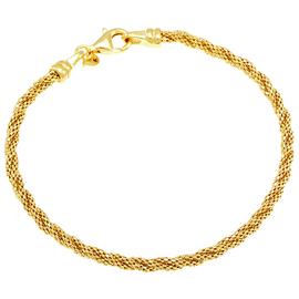 Revere Sterling Silver Gold Plated Twist Bracelet