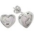 Radley London Heart Shape Stone Set Pearl Stud Earrings