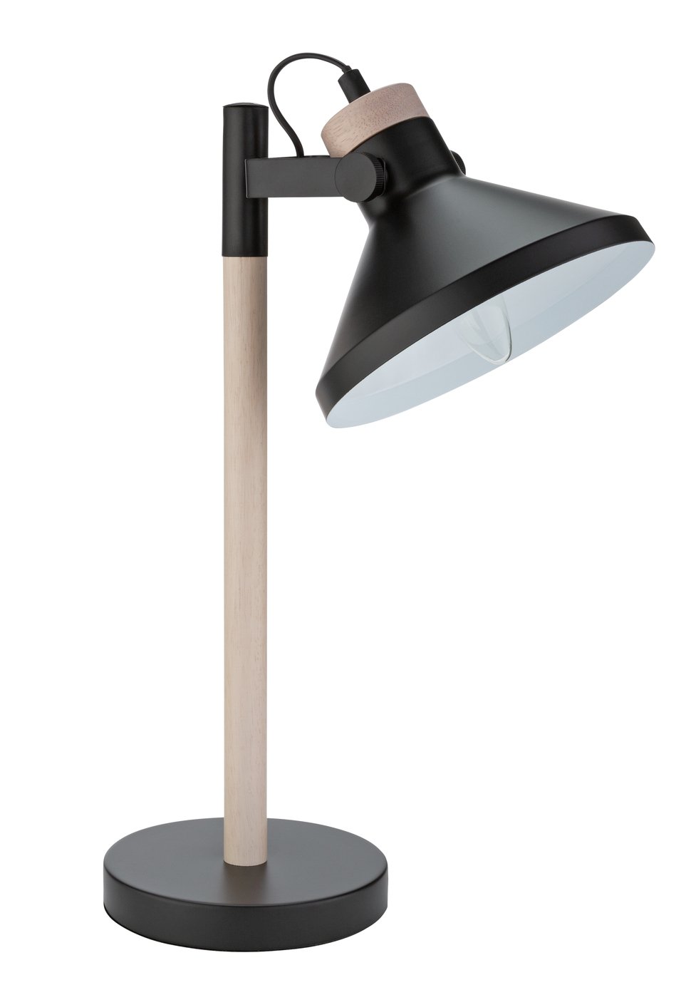 argos black table lamp