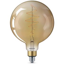 Philips LED Filament E27 6.5W (40W) Dim Giant Bulb + Cord