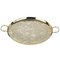 Argos Home Rainforest Gold Effect Metal Tray