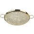 Argos Home Rainforest Gold Effect Metal Tray