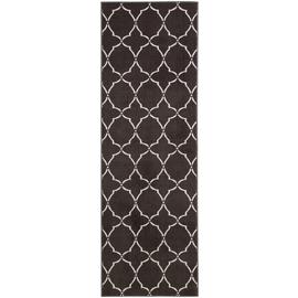 Argos Home Trellis Grey Cut Pile Runner - 200x66cm