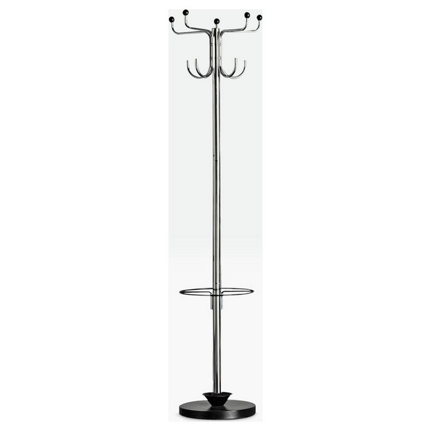 Buy HOME Coat, Hat and Umbrella Stand Black and Chrome at Argos.co.uk