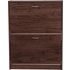 Argos Home Shoe Storage Cabinet - Walnut Effect