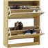 Argos Home Shoe Storage Cabinet - Oak Effect