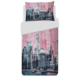Argos Home Pink New York Skyline Bedding Set - Single