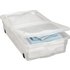 HOME 50 Litre Wheeled Plastic Underbed Storage Box with Lid