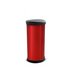 Curver 40 Litre Deco Touch Top Kitchen Bin - Red