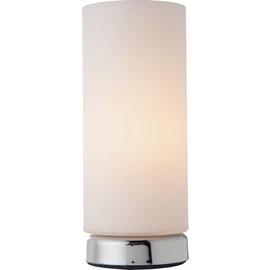 Argos Home Opal Glass Touch Table Lamp - Chrome