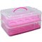 Argos Home Rectangular Cake Carrier - Pink