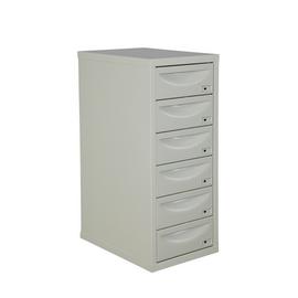 Pierre Henry 6 Drawer Multi Filing Cabinet - Grey