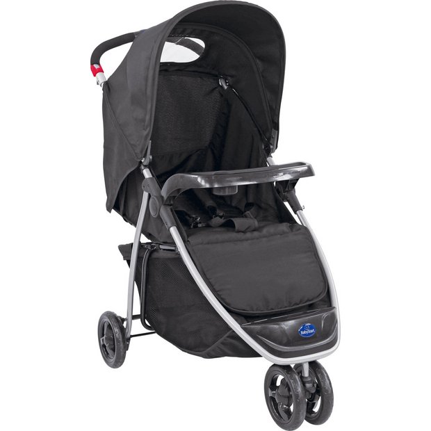 Buy BabyStart Ria Black 3 Wheeler Pushchair at Argos.co.uk - Your