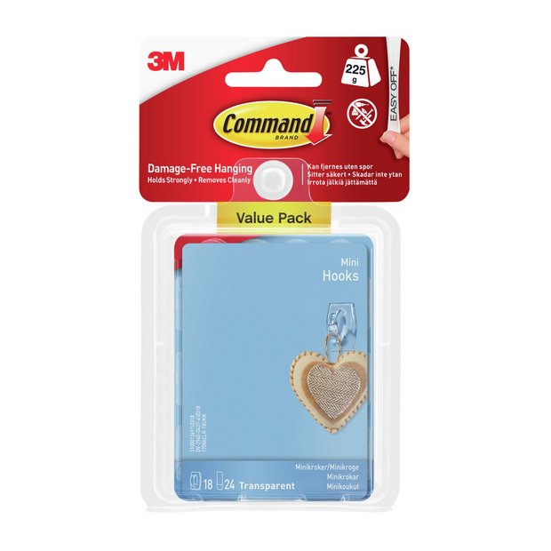 Command™ Clear Small Refill Strips