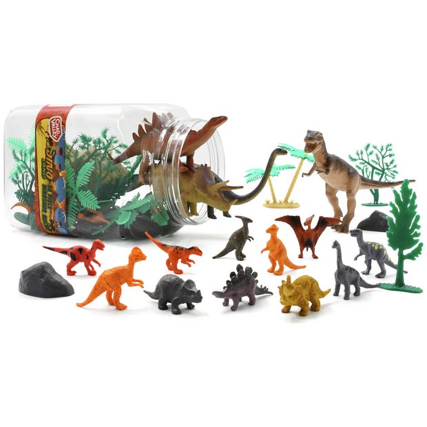 Big tub of store dinosaurs