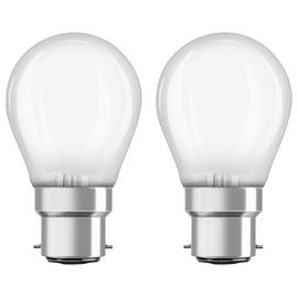 Osram 5W LED BC Dimmable Light Bulb - 2 Pack