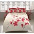 Blossom Red and Cream Bedding Set - Kingsize