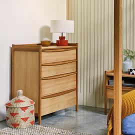 Habitat Derwent 4 Drawer Chest - Oak
