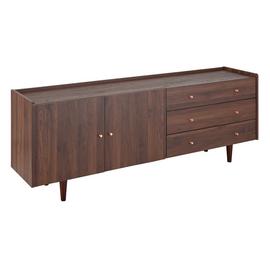 Argos Home Lola 2 Door 3 Drawer Sideboard - Walnut Effect