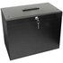 Cathedral A4 Metal Box File - Black