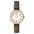 Limit Ladies' Round Oversized Brown Strap Watch