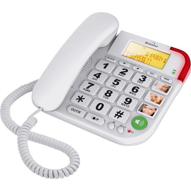 Buy Binatone Speakeasy 7 Corded Desk Telephone Single at Argos.co.uk