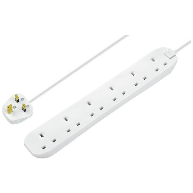 Buy Masterplug 6 Socket Extension Lead 2m at Argos.co.uk Your