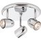 Argos Home Arizona 3 Spotlight Ceiling Plate - Chrome
