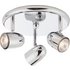 Argos Home Arizona 3 Spotlight Ceiling Plate - Chrome