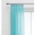 Argos Home Unlined Voile Panels - 152x228cm - Soft Blue