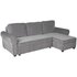 Argos Home Addie Reversible Corner Fabric Sofa - Grey