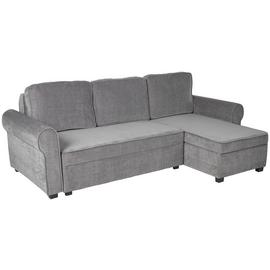 Argos Home Addie Velvet Reversible Storage Sofa Bed - Grey