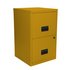 Pierre Henry 2 Drawer Metal Filing Cabinet - Mustard Yellow