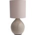 Argos Home Round Ceramic Table Lamp - Cafe Mocha