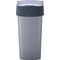 Curver 50 Litre Flip Top Kitchen Bin - Grey
