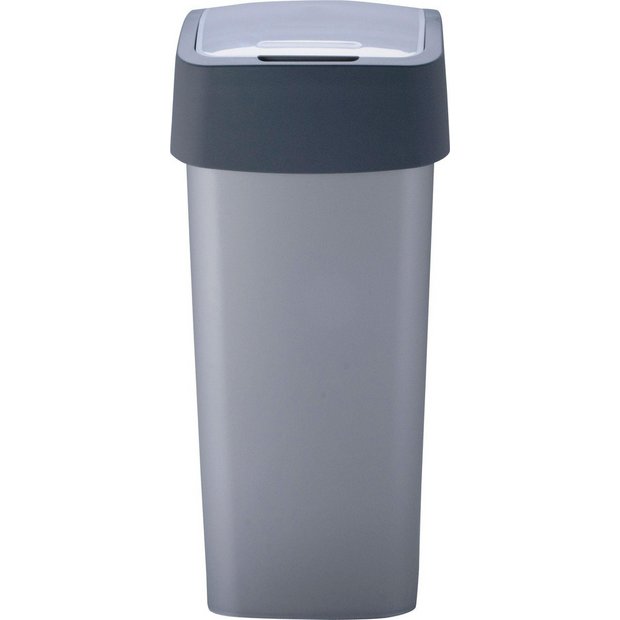 Buy Curver 50 Litre Flip Top Kitchen Bin Silver at Argos.co.uk Your