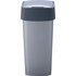 Curver 50 Litre Flip Top Kitchen Bin - Grey