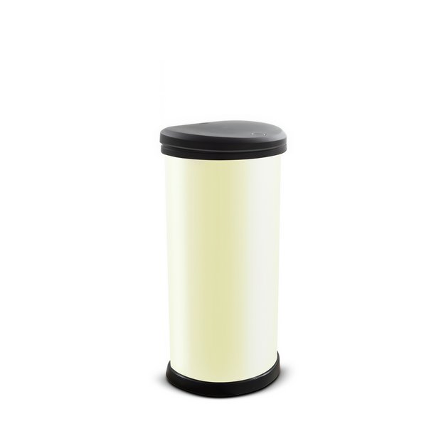 Buy Curver 40 Litre Touch Top Kitchen Bin Ivory Kitchen bins Argos