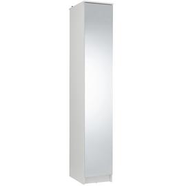 Argos Home Cheval Gloss Single Mirrored Wardrobe - White