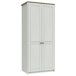 Kielder 2 Door Wardrobe - White