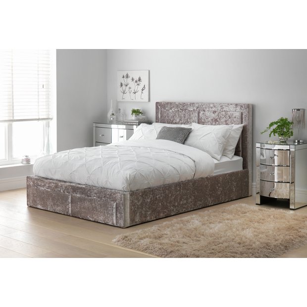 Argos double bed deals ottoman