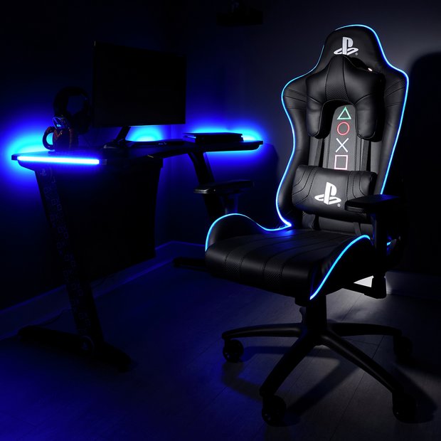 X rocker gaming chair best sale with lights