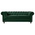 Argos Home Chesterfield 3 Seater Velvet Sofa - Green