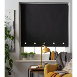 Argos Home Eyelet Daylight Roller Blind - 3ft - Black