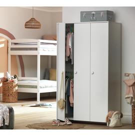 Habitat Kids Juno 3 Door Wardrobe - White